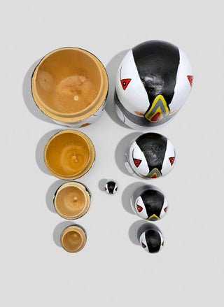 Puffin Matryoshka Set – Hand-Painted Icelandic Babushka ,Store Exclusive