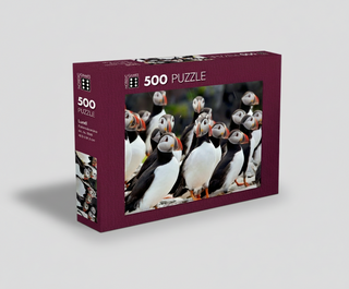 500-Piece Puzzle – Icelandic Puffins (Lundi)