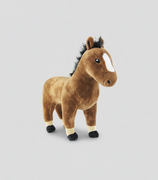 Icelandic Horse Plush Dark Brown
