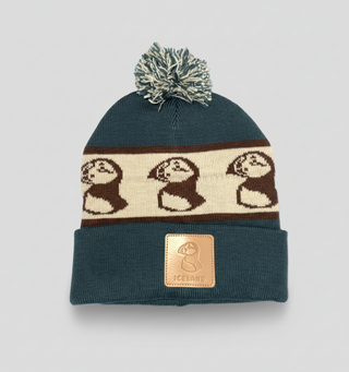 Unisex Puffin Ski Beanie – Icelandic Winter Mood