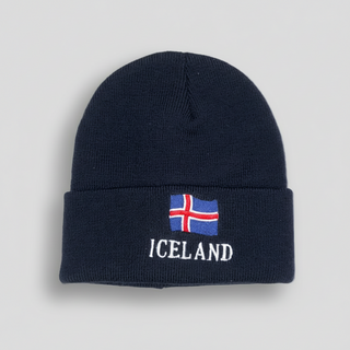 Iceland Flag Beanie – Kids 7–12 & Adults