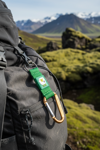 Icelandic Sheep Carabiner Keychain – Göngudagurinn Fun Clip