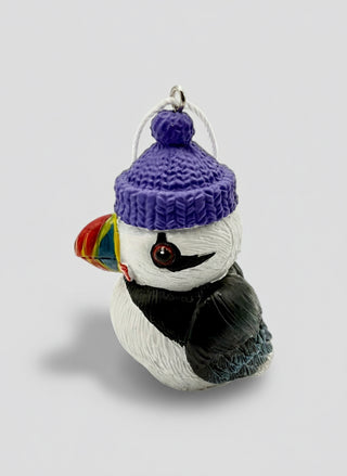 Puffin in a Blue Hat Ornament