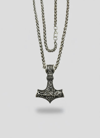 Viking Thor’s Hammer Necklace – Mjölnir Pendant