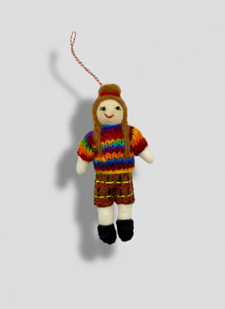 Elf Girl Ornament – Multicolour Magic, Store Exclusive