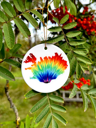 Ceramic Christmas Ornament Iceland, Store Exclusive