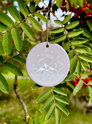 Ceramic Christmas Ornament Iceland, Store Exclusive