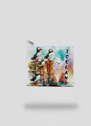 Iceland Puffin Coin Purse Small