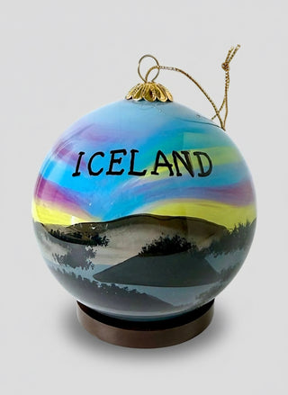 Christmas Bauble Hand Painted Volcano - Store Exclusive