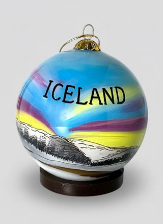 Icelandic Geyser Glass Ornament - Store Exclusive