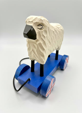 Handmade Icelandic Pull-Along Sheep – Store Exclusive