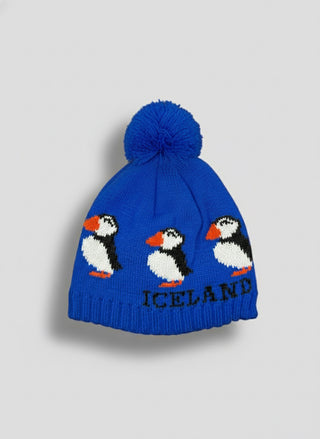 Iceland Puffin Pom Beanie