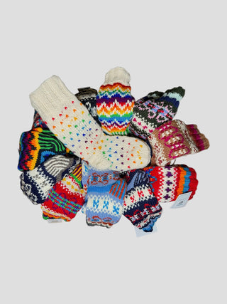 Hand-Knitted Wool Socks