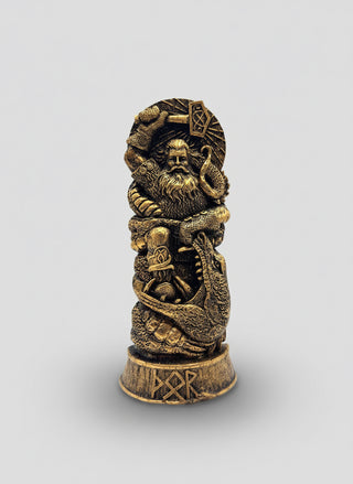 Thor vs. Jörmungandr Statue – Viking Mythology Collectible