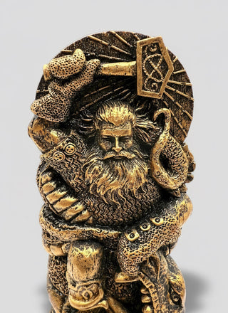 Thor vs. Jörmungandr Statue – Viking Mythology Collectible
