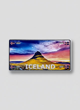Iceland License Plate Magnet