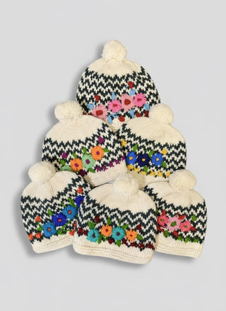 Floral Winter Beanie