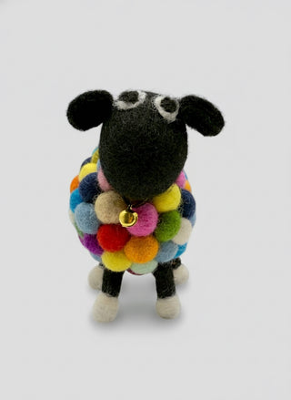 Rainbow Felt Sheep – Handmade Smal