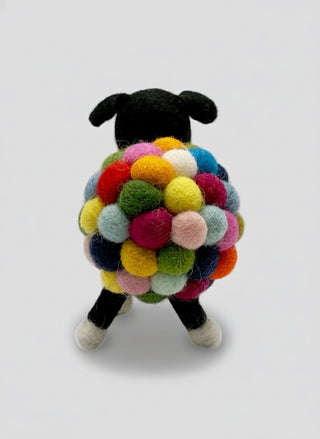 Rainbow Felt Sheep – Handmade Smal