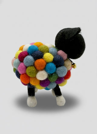 Rainbow Felt Sheep – Handmade Smal