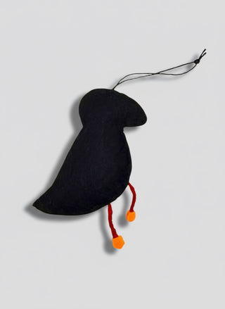 Felt Puffin Christmas Ornament