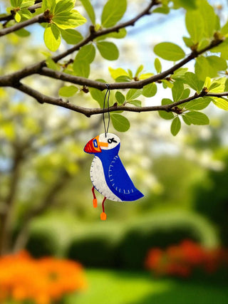 Felt Puffin Christmas Ornament