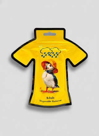 Adult Disposable Raincoat – Puffin Edition