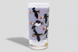 Iceland Puffin Glass (Milk Glass)