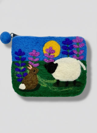 Iceland Felt Sheep Coin Purse – Handmade &Adorable