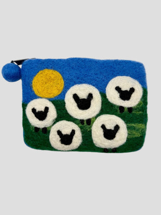 Iceland Felt Sheep Coin Purse – Handmade &Adorable