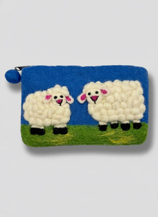 Handmade Iceland Felt Coin Sheep Purse