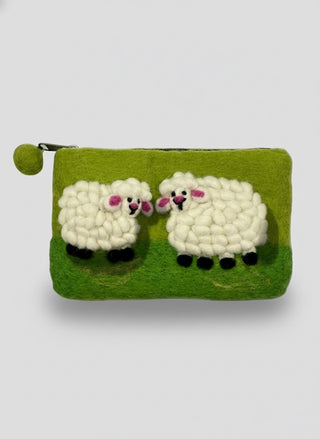 Handmade Iceland Felt Coin Sheep Purse