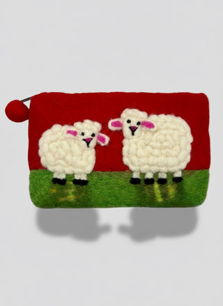Handmade Iceland Felt Coin Sheep Purse