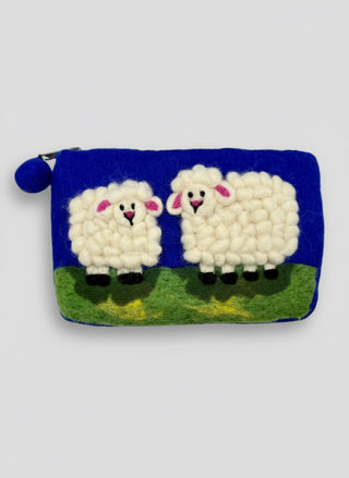 Handmade Iceland Felt Coin Sheep Purse