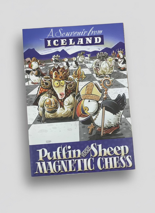 Puffin vs. Sheep Magnetic Travel Chess