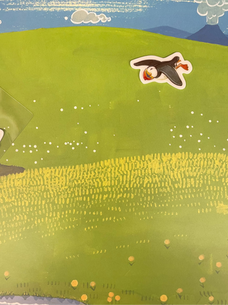 Icelandic Countryside Reusable Sticker Set