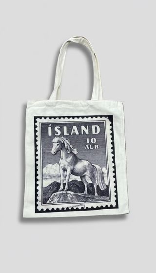 Icelandic Horse Stamp Tote Bag