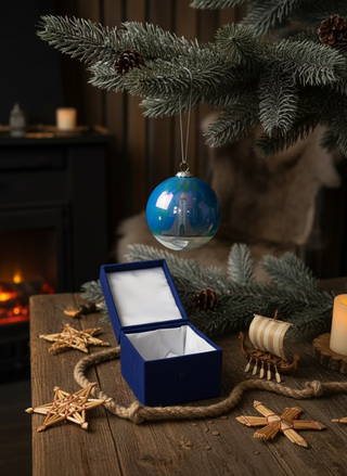 Hand-Painted Christmas Ornaments – Icelandic Winter Collection