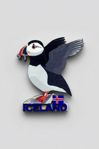 Puffin Wooden Magnet, Store Exclusive