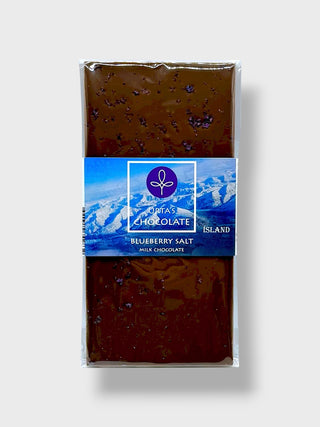 Milk Chocolate with Blueberry Salt