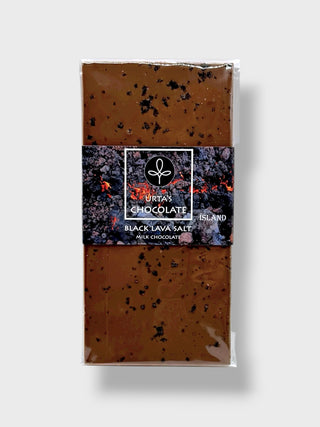 Milk Chocolate with Black Lava Salt
