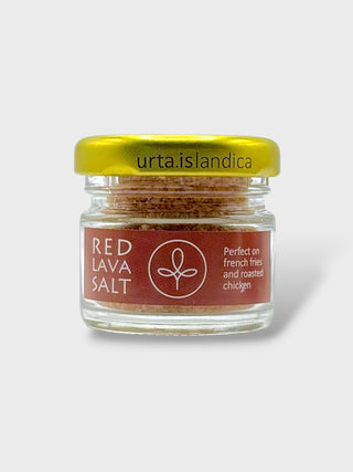 Red Lava Salt Glass Jar 20gr