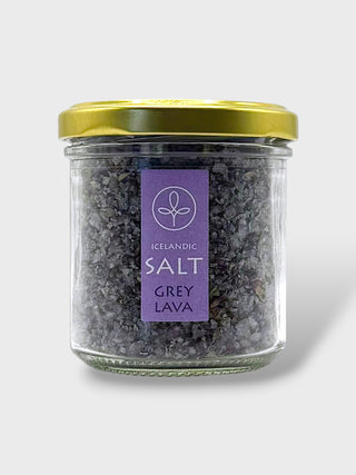 Grey Lava Salt Blend Glass Jar 75gr