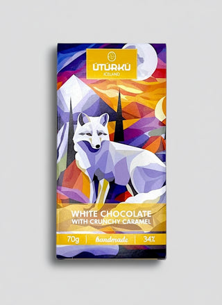 Útúrkú White Chocolate with Crunchy Caramel