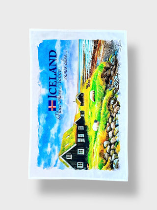 Tea towel Iceland