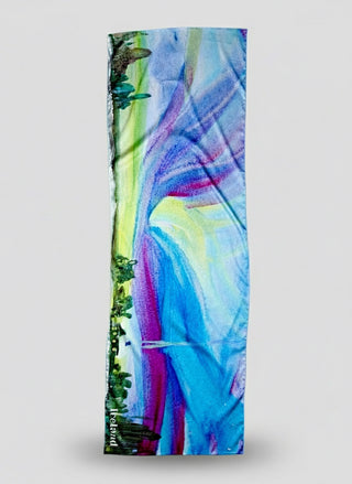 Northern Lights Watercolor Scarf – 135 x 45 cm Rayon, Store Exclusive