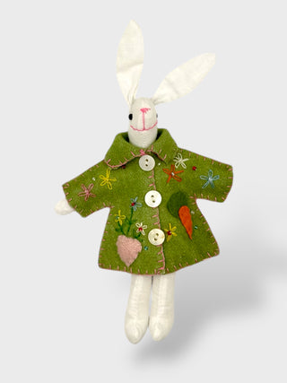 Christmas Felt Ornament Rabbit, Store Exclusive