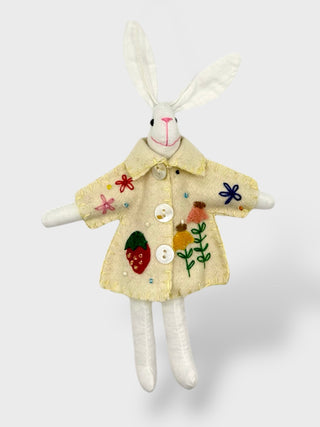 Christmas Felt Ornament Rabbit, Store Exclusive