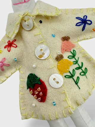 Christmas Felt Ornament Rabbit, Store Exclusive