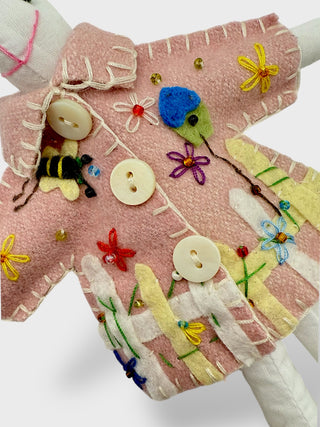 Christmas Felt Ornament Rabbit, Store Exclusive